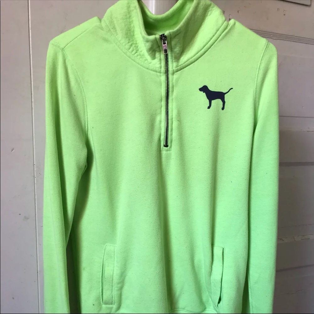 Pink half zip